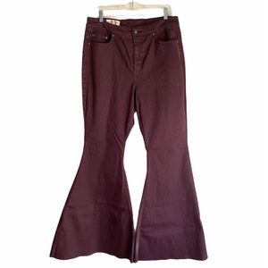 We The Free Crvy Super High Rise Lace-Up Jeans, 33